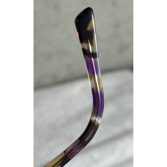 OGI HERITAGE 7162 2010 Round Purple Tortoise Pearl Eyeglasses Frames 47-17-135 - Picture 8 of 8
